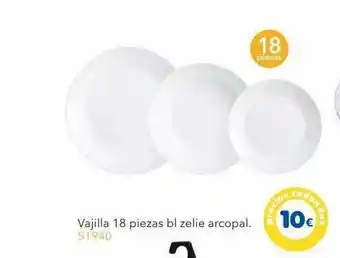 Tiendas MGI Vajilla 18 Piezas Bl Zelie Arcopal oferta