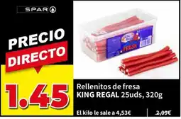 SPAR king regal rellenitos de fresa oferta