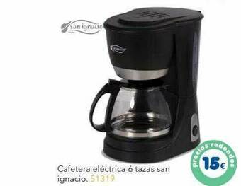 Tiendas MGI Cafetera Eléctrica 6 Tazas San Ignacio oferta