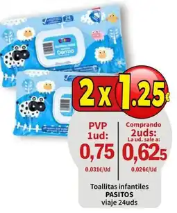 SPAR Pasitos toallitas infantiles oferta