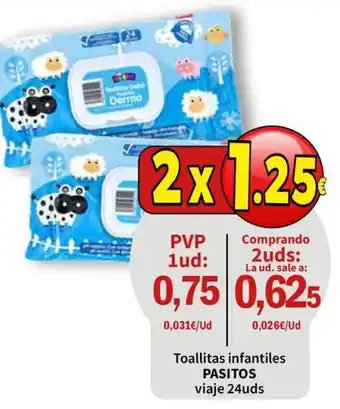 Pasitos toallitas infantiles