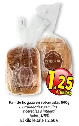 SPAR Pan de hogaza en rebanadas oferta