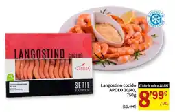 SPAR Apollo langostino cocido oferta