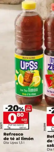 Dia Supermercados Dia Upss refresco de te al limon oferta