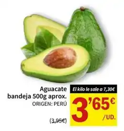 SPAR Aguacate bandeja oferta