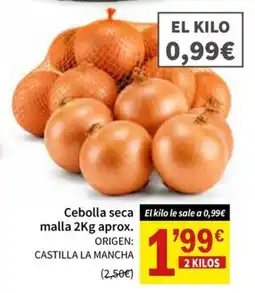 SPAR Cebolla seca malla oferta