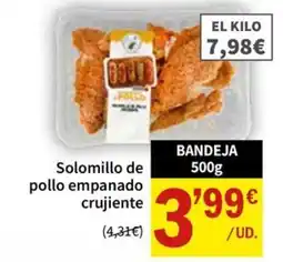 SPAR Solomillo de pollo empanado crujiente oferta