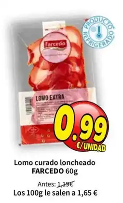 SPAR Farcedo lomo curado loncheado oferta