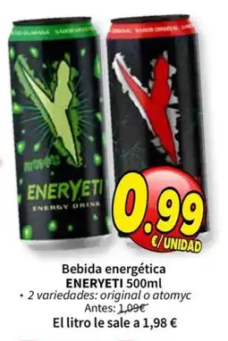 SPAR Eneryeti energy drink oferta