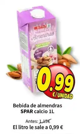 SPAR SPAR bebida de almendras calcio oferta