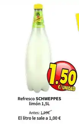 SPAR Schweppes refresco limón oferta