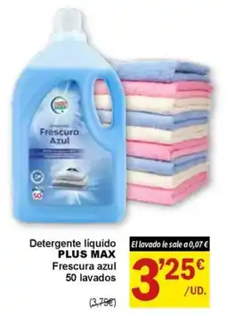 SPAR Plus max frescura azul oferta