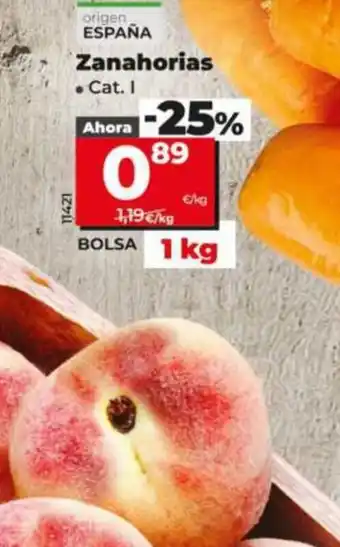 Dia Supermercados Zanahorias oferta