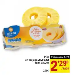 SPAR Alteza piña en su jugo oferta