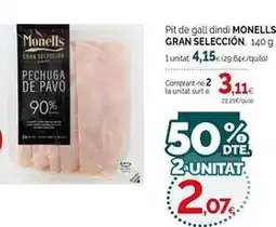 Condis Monells - pit de gall dindi gran seleccion oferta