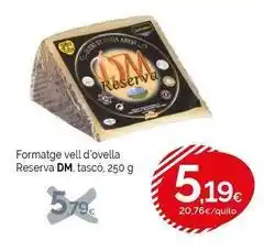 Condis Formatge vell d'ovella reserva oferta