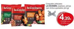 Condis La cocinera - croquetes artesanes espinacs oferta