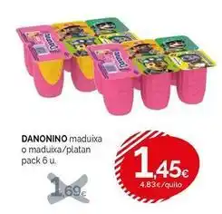 Condis Danonino - o maduixa/platan oferta