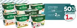Condis Danone - activia fibras oferta