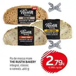 Condis The rustik bakery - the rustik bakery pa de massa mare oferta