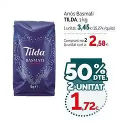Condis Tilda - arròs basmati oferta
