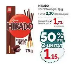 Condis Mikado - xocolata negra oferta