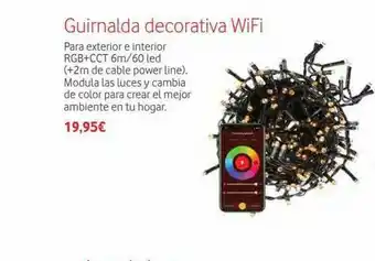 Vodafone Guirnalda Decorativa Wifi oferta