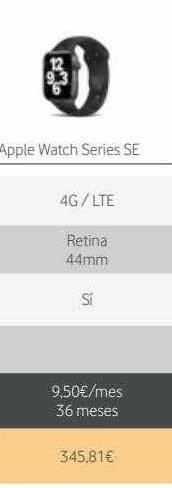 Vodafone Apple Watch Series Se oferta