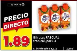 SPAR Pascual - bifrutas tropical oferta