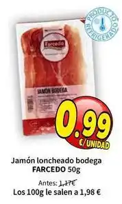 SPAR Farcedo - jamon loncheado bodega oferta