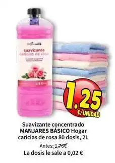 SPAR Caricias - suavizante concentrado oferta
