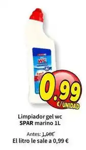 SPAR Spar - limpiador gel wc oferta
