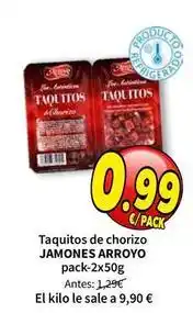 SPAR Arroyo - taquitos de chorizo oferta