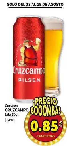 SPAR Cruzcampo - cerveza oferta