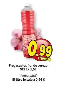 SPAR Selex - fregasuelos flor de cerezo oferta