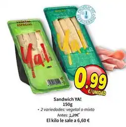 SPAR Sandwich ya! oferta