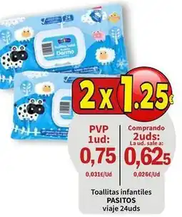 SPAR Pasitos - toallitas infantiles viaje oferta