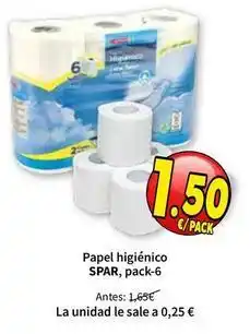 SPAR Spar - papel higiénico oferta