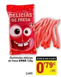 SPAR Spar - gominolas delicias de fresa oferta