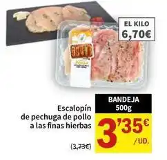 SPAR Escalopín de pechuga de pollo a las finas hierbas oferta