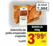 SPAR Solomillo de pollo empanado crujiente oferta