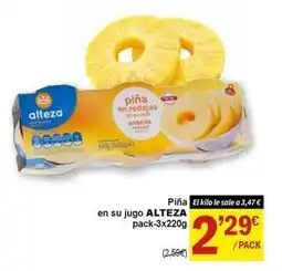SPAR Alteza - pina en su jugo oferta