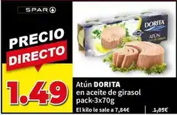 SPAR Dorita - atún en aceite de girasol oferta