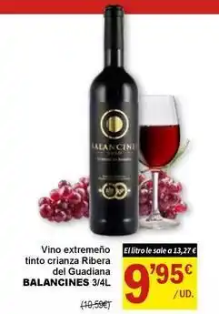 SPAR Ribera - vino extremeno tinto crianza del guadiana oferta