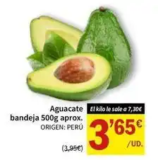 SPAR Origen - aguacate bandeja 500g oferta