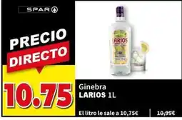 SPAR Larios - ginebra oferta