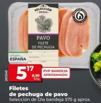 Seleccion de dia - filetes de pechuga de pavo