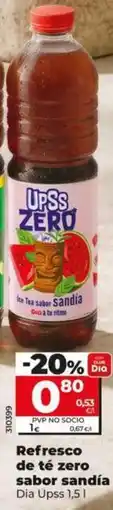 Dia Dia upss - refresco de te zero sabor sandía oferta