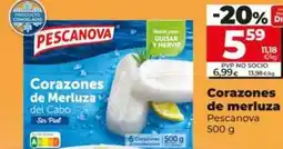 Dia Pescanova - corazones de merluza oferta