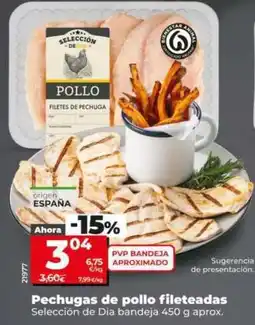 Dia Seleccion de dia - pechugas de pollo fileteadas oferta